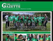 Tablet Screenshot of greenegazette.com